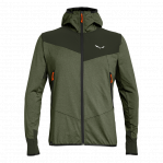 SALEWA Bluza męska Agner Hybrid PL/DST M FZ Hdy dark olive melange/0910-XL