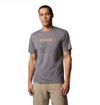 COLUMBIA Koszulka męska Zero Rules Light SS Graphic Crew city grey/ridge line life-L