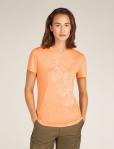 ICEBREAKER Koszulka damska Women Merino 150 Tech Lite SS T Winter Flo feldspar-S