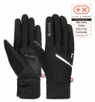 REUSCH Rękawice rowerowe Versa Windstopper Touch-Tec black-silver-9.5