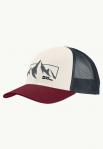JACK WOLFSKIN Czapka z daszkiem Brand Cap mountain cotton white