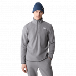 THE NORTH FACE Polar męski Men’s 100 Glacier 1/4 Zip tnf medium grey heather-S