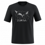 SALEWA Koszulka męska Eagle geometric t-shirt black out-L
