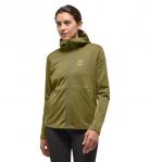 HAGLOFS Bluza damska Lark Mid Hood Women olive green-M