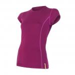SENSOR Termoaktywna koszulka damska MERINO ACTIVE TEE SS-M-Czarny
