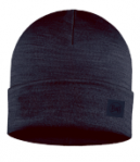 BUFF Czapka Merino Heavyweight Beanie solid indigo