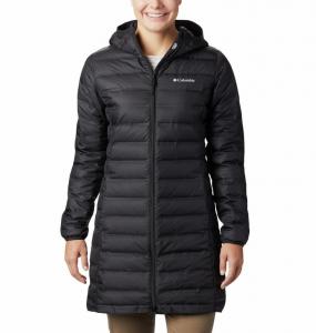 COLUMBIA Kurtka puchowa damska LAKE 22 DOWN LONG HOODED JACKET Black-S