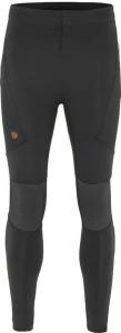 FJALLRAVEN Legginsy trekkingowe męskie ABISKO TREKKING TIGHTS PRO black-iron grey-L