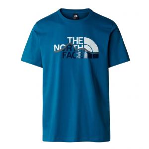 THE NORTH FACE Koszulka męska M S/S Mountain Line Tee adriatic blue-L