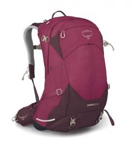 OSPREY Plecak turystyczny damski Sirrus 34 elderberry purple/chiru tan