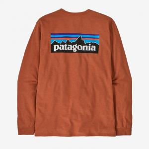 PATAGONIA Koszulka męska Men's Long-Sleeved P-6 Logo Responsibili-Tee redtail rust-M