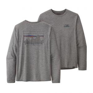 PATAGONIA Koszulka męska L/S CAPILENE COOL DAILY GRAPHIC SHIRT '73 skyline: feather grey-S