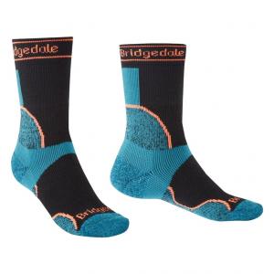 BRIDGEDALE Skarpety biegowe damskie Women's Midweight T2 Merino Sport Crew black-M