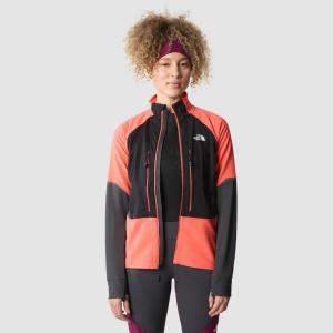 THE NORTH FACE Kurtka softshell damska W Dawn Turn Softshell Fz tnf black/rdntor/astgry-S