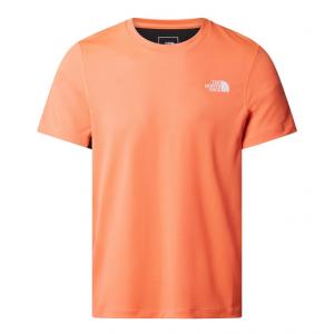 THE NORTH FACE Koszulka męska M Lightbright SS Tee vivid flame/tnf black-L