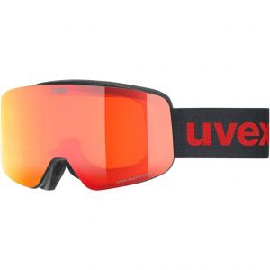 UVEX Gogle narciarskie dziecięce pwdr FM black red orange clear