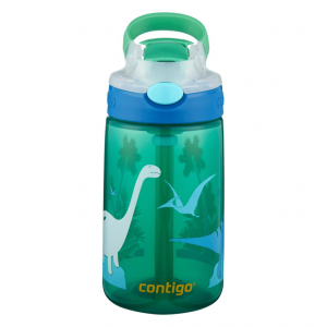 CONTIGO Butelka dla dzieci Gizmo Flip 414 ml Jungle Green Dino