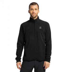 HAGLOFS Bluza męska Pollux Half Zip Fleece black-L