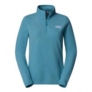 THE NORTH FACE Polar damski W 100 Glacier 1/4 Zip algae blue-M