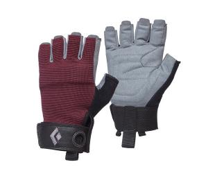 BLACK DIAMOND Rękawice damskie CRAG HALF-FINGER GLOVES-S-Bordowy