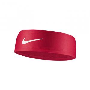 NIKE Opaska FURY HEADBAND 3.0 gym red/white