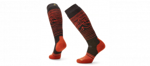 SMARTWOOL Skarpety snowboardowe Snowboard Full Cushion Iguchi Pattern OTC Socks charcoal-M