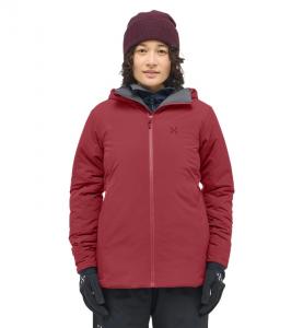 HAGLOFS Kurtka ocieplana damska Mimic Alert Hood Women carmine red-M