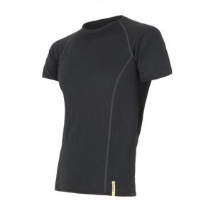 SENSOR Termoaktywna koszulka męska MERINO ACTIVE TEE SS-L-Czarny