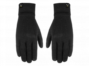 SALEWA Rękawice merino CRISTALLO LINER GLOVES black out-S