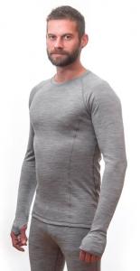 SENSOR Koszulka męska Merino Bold Tee LS Men cool gray-XL