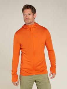 ICEBREAKER Bluza męska Men Merino 260 Quantum IV LS Zip Hoodie blaze-L