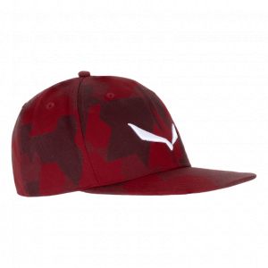 SALEWA Czapka z daszkiem Puez Camou Flat Cap syrah camou/7930