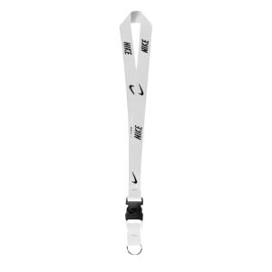NIKE Smycz na klucze Lanyard white/black