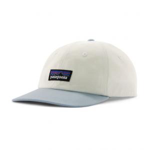 PATAGONIA Czapka z daszkiem P-6 Label Trad Cap birch white w/fleck blue