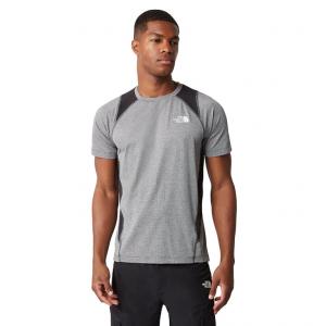 THE NORTH FACE Koszulka męska AO GLACIER TEE Asphalt Grey White Heather-TNF Black-S