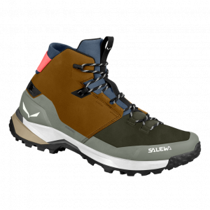 SALEWA Buty trekkingowe męskie Puez Mid Powertex M golden brown/shadow-44