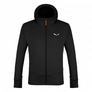 SALEWA Bluza męska Puez Pl M Hooded Jacket black out-L