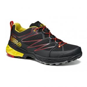 ASOLO Buty turystyczne męskie Softrock MM Black/Black/Yellow-43 2/3