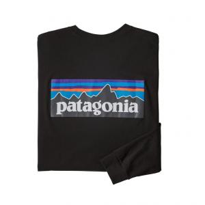 PATAGONIA Koszulka męska L/S P-6 LOGO RESPONSIBILI-TEE black-S