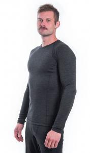 SENSOR Koszulka męska MERINO BOLD TEE LS MEN anthracite gray-XL