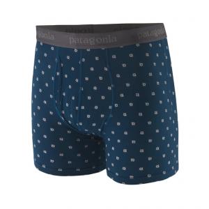 PATAGONIA Bokserki męskie M's Essential Boxer Briefs 3 in. sun beams: lagom blue-XL