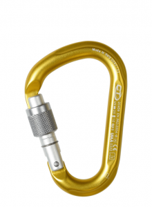 CLIMBING TECHNOLOGY Karabinek SNAPPY CF SG ocher