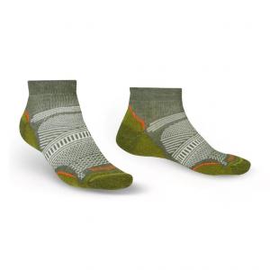 BRIDGEDALE Skarpety męskie HIKE ULTRALIGHT T2 COOLMAX® PERFORMANCE LOW Green-L