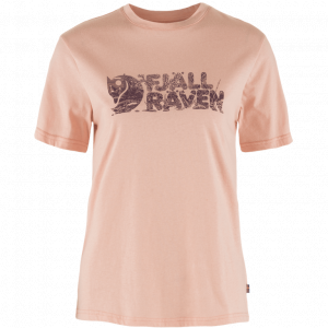 FJALLRAVEN Koszulka damska Lush Logo T-shirt W chalk rose-M