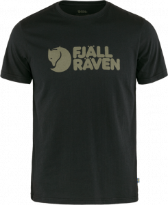 FJALLRAVEN Koszulka męska FJALLRAVEN LOGO T-SHIRT black-S