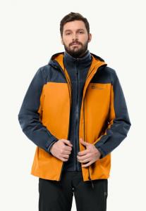 JACK WOLFSKIN Kurtka 3w1 męska Taubenberg 3In1 Jkt M safflower r.XL