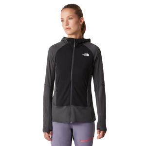 THE NORTH FACE Bluza damska BOLT POLARTEC HOODIE Asphalt Grey-TNF Black-M