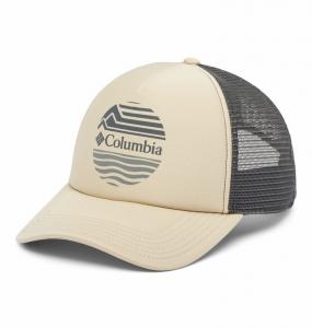 COLUMBIA Czapka z daszkiem Camp Break Foam Trucker dark stone shark