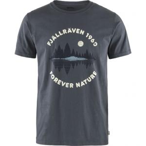 FJALLRAVEN Koszulka męska FOREST MIRROR T-SHIRT navy-M