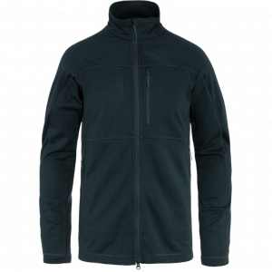 FJALLRAVEN Polar męski ABISKO LITE FLEECE JACKET M Dark Navy-L